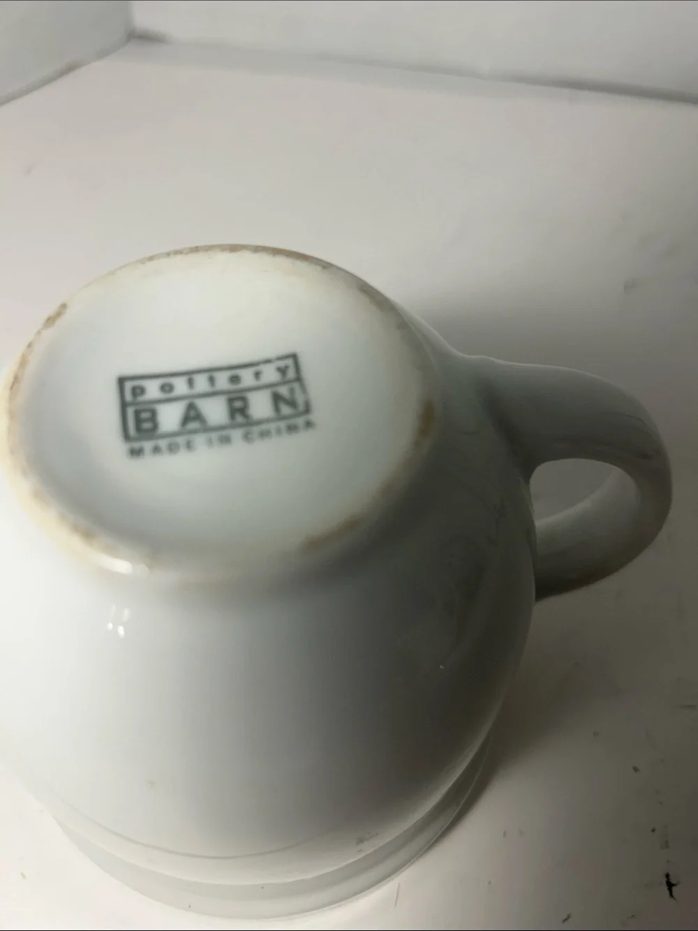 Pottery Barn White Glazed Ceramic Mug Replacement